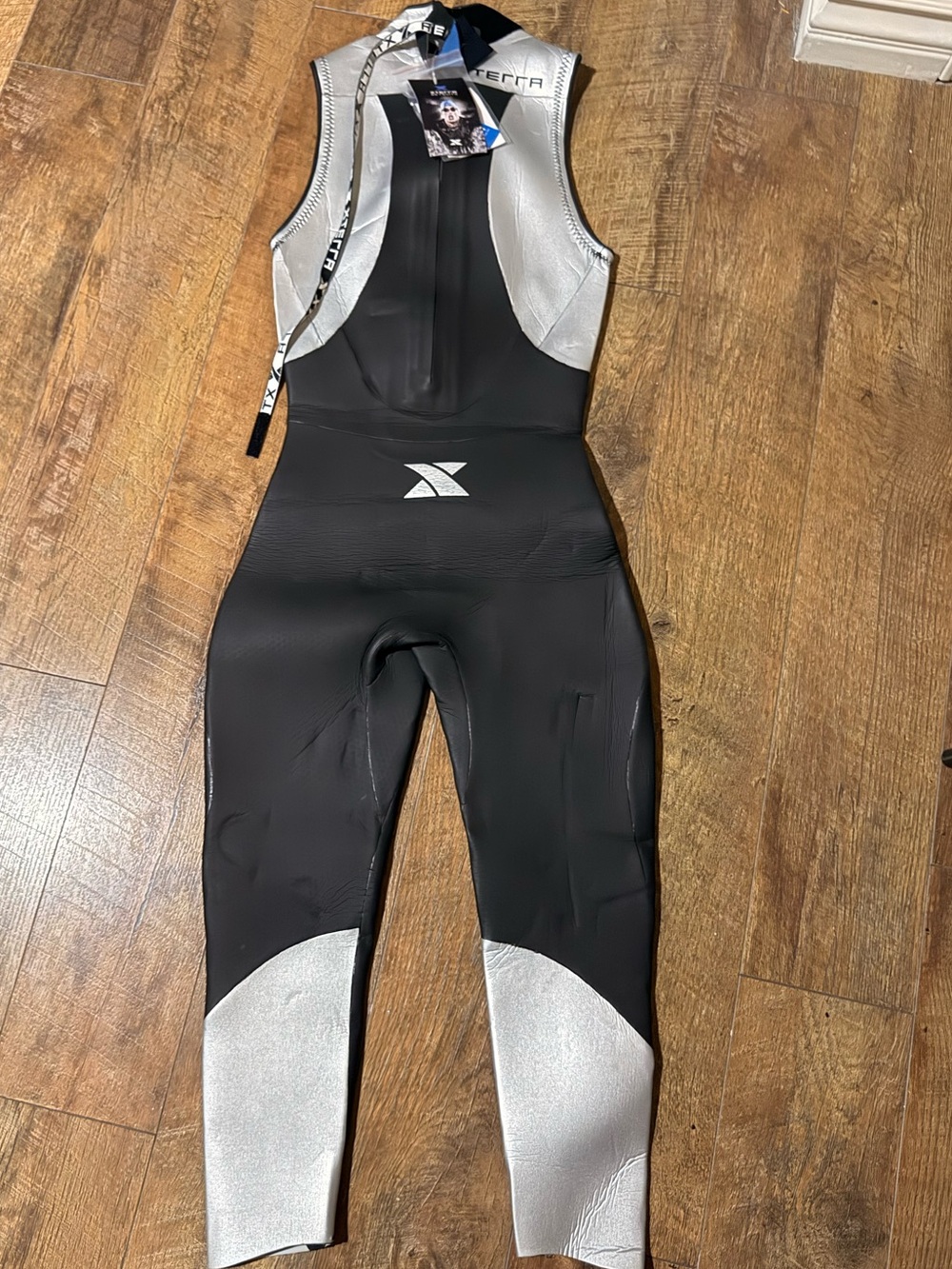 Xterra Wetsuits Men M Medium Black Neoprene Fullsuit Triathlon Open Water Swim